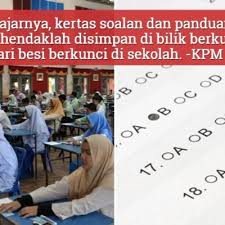 Maybe you would like to learn more about one of these? Jabatan Pendidikan Negeri Perlu Siasat Dakwaan Soalan Pt3 Bocor Kpm