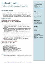 This position will perform general clerical duties including: Property Management Assistant Resume Samples Qwikresume