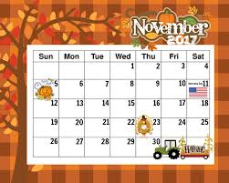 Free Printable November 2017 Calendar Happy Thanksgiving Holidays And Events Calendar Printables Happy Thanksgiving