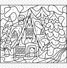 Kids can learn to identify different numbers, grasp basic math principles, and practice counting and writing. Difficult Color By Number Coloring Pages Png Image With Transparent Background Toppng