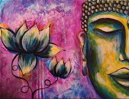 Black And White Acrylic Painting Buddha How To Paint Buddha Step By Step Acrylic Painting On Canvas For Beginners Buddha Painting Acrylic Painting Canvas Painting Tutorial