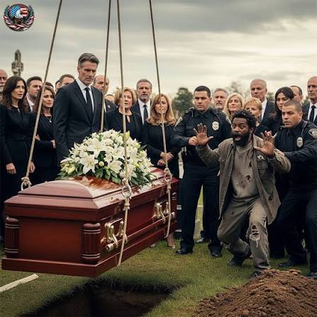She's Not Dead", Homeless Man Stops Billionaire's Funeral To Save Her, What Happened  Next Shocked... The sky was gray over St. Matthew's Cemetery, heavy clouds  pressing low as mourners gathered around the