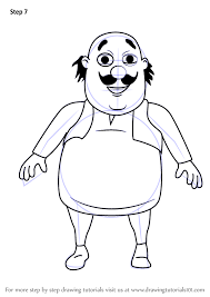 Learn How To Draw Motu From Motu Patlu Motu Patlu Step By Step Drawing Tutorials Drawing Cartoon Characters Cartoon Drawings Art Drawings Sketches Simple