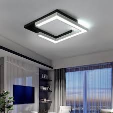 Collection by carolina lighting gallery. Modern Led Chandelier Square Lighting Ceiling Chandelier Fixture For Small Living Room Bedroom Kitchen Balcony Black And White Chandeliers Aliexpress