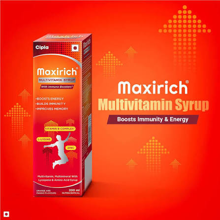 Maxirich Multivitamin Syrup 200Ml