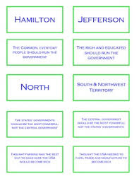 federalist v democratic republican worksheets teaching