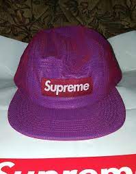 Supreme Bonded Mesh Camp Cap Hat Magenta W Large Bag And Red Box Logo Sticker Supreme Camp Box Logo Large Bag Logo Sticker