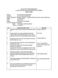 Fasa pelaksanaan saringan tahun 2017 jadual 1 menunjukkan tarikh pelaksanaan saringan linus2.0 : Borang Minit Curai Taklimat