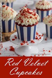 Red Velvet Cupcakes Via Preppykitchen Red Velvet Cupcakes Red Velvet Cupcakes Recipe Preppy Kitchen