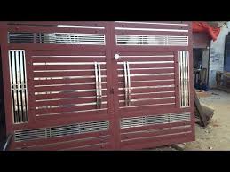 The use of clean lines inside and out, without any superfluous decoration, gives each of our modern homes an uncluttered. Double Door Steel Gate Design Price Rs 35 000 Best Selling Steel Gate Youtube Steel Gate Design Modern Steel Gate Design Grill Gate Design