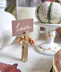 Patterned paper origami place card holders. 25 Awesome Diy Thanksgiving Place Card Ideas