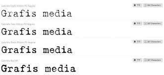 Jika di komputer kita juga bisa menjumpai. Download 10 Font Mesin Ketik Grafis Media Mesin Ketik Tulisan Mesin