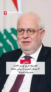 أكد وزير العدل عادل نصار على أهمية حصر السلاح بيد الدولة اللبنانية،مشيرا  إلى أن "السلاح جر البلاد الى حروب عدة"., وقال في مقابلة مع "سكاي نيوز  عربية": "موضوع حصر السلاح في يد الدولة لا يرتبط بالخارج ...