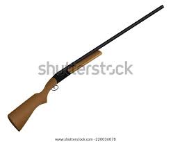 Gun Hunt Beast On White Background Stock Vector (Royalty Free) 220036078 |  Shutterstock