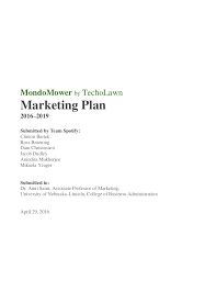 The industry is vulnerable to recession, as lawn care is a luxury. Mondomower Marketing Plan