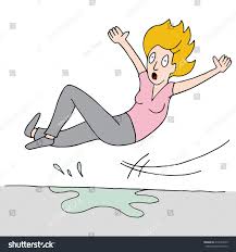 An Image Of A Woman Who Slips On A Wet Floor Ad Spon Woman Image Slips Floor In 2020 Illustration Illustration Design Stock Illustration
