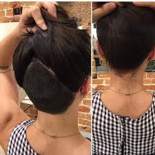 Triangle Undercut By Kristen Mack At Arrow Studio Durham Nc Undercut Hairstyles Triangle Undercut Undercut