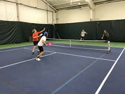 Nine indoor tennis courts—open to the public. Pickleball Program At Scarborough East Tennis