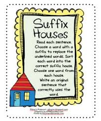 Pitner S Potpourri Suffix Houses Double Freebie Teaching Suffixes Suffix Activities Prefixes And Suffixes