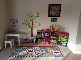 Play Area And Learning For Those Living In A Small Home With A Busy Toddler Toddler Playroom Baby Play Areas Kids Play Corner