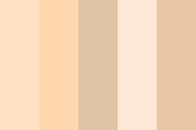 simple white skin color palette