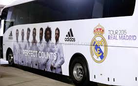 Halamadrid Real Madrid Personalise Their Team Bus The Real Madrid Bus Madrid Tours