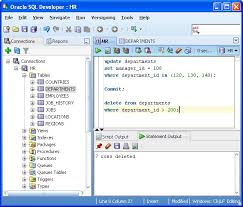 How To Use The Sql Worksheet In Sql Developer
