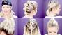 How To Put Short Hair Up In A Bun