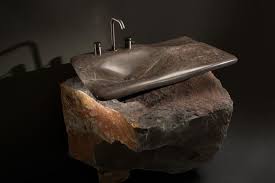 carved stone sink designs : flow washbasin