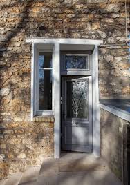 Porte D Entree Zilten Valencay Laquee 7004 Satine Avec Imposte Coordonnee Maisons Francaises Porte Entree Bois Porte Vitree