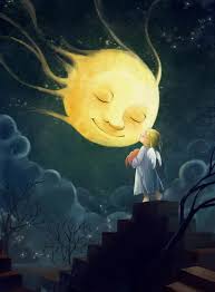 Moonlight Angel Moon Art Art Good Night Moon