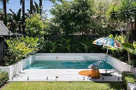 Find out how much it costs to install an inground pool pool options & costs for the rochester, ny area. Small Yard Small Pool 25 Tiny Pools Intheswim Pool Blog