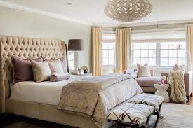 25 experimenting with purple color. Neutral Transitional Bedroom With Purple Accents Hgtv