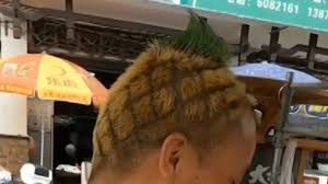 Gave the best pineapple son a haircut and a phresh new look for 2020. Committed Chinese Fruit Seller S Pineapple Haircut Brings Him Fame And Fortune South China Morning Post