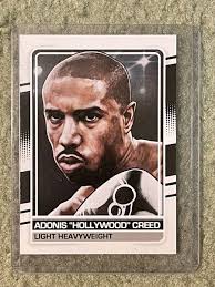 Adonis Creed Michael B Jordan Rocky Movie Trading Card Print Mondo Cuyler  Smith