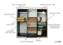 Wardrobe Hack Diy Furniture Bedroom Diy Wardrobe Ikea Rast Dresser