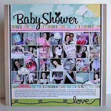 Digital scrapbook papers can be used: Round Here Baby Scrapbook Pages Baby Shower Scrapbook Scrapbooking Layouts Baby