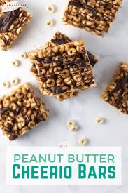 No Bake Peanut Butter Cheerio Bars Recipe Peanut Butter Cheerio Bars Cheerio Bars Cheerios Recipes