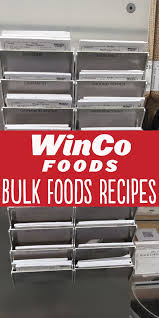 Have You Used The Recipe Cards In Winco Bulk Foods Did You Know You Can Find All Of These Recipes Online Just Visit Our Website Winco Foods Winco Bulk Food