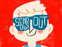 Schools Out Book Illustration Layout Book Art Drawings Book Cover Art