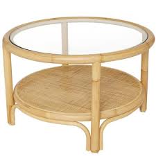 Rattan design coffee table looks so intricate in design and style for home improvement ideas today. Riviera Round Rattan Coffee Table L Kok Maison