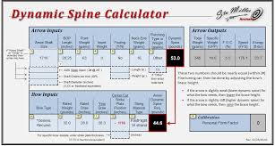 dynamic spine calculator and olympic recurve help archery