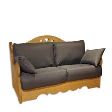 Le canapé convertible largeur 140 cm permet de proposer un couchage pour deux adultes, que vous pourrez déployer très facilement grâce à sa. Canape Lit En Bois Systeme Rapido Fabrique En France Meublespin Fr