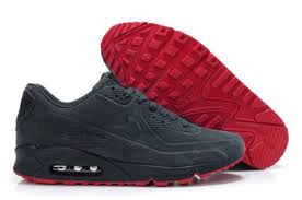 Nike Air Max 90 Vt Black With Red Sole Schuhe Mode Marken