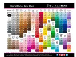 Spectrum Noir Colour Chart Card Techniques Spectrum Noir