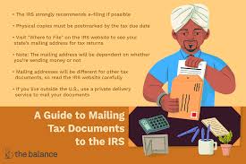 Will be covered by advance payments of the credit according to the irs. How To Mail Your Taxes To The Irs