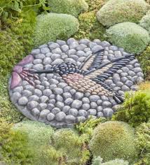 Hummingbird Decorative Stepping Stone Decorative Stepping Stones Rock Garden Design Garden Stepping Stones