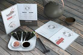 Download Creative Sushi Bar Menu Mockup Free Psd Psd Free Psd Resources