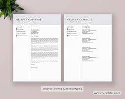 A cover letter or a job application letter is important to back up the candidate's resume with real life instances and more job application cover letters are very important when trying to get a professional work post. Cv Template Professional Curriculum Vitae Minimalist Cv Template Design Ms Word Cover Letter 1 2 And 3 Page Simple Resume Template Instant Download Mellisa Cv Template Cvtemplates Co Nz