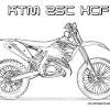 Fox dirt bike coloring pages. 1